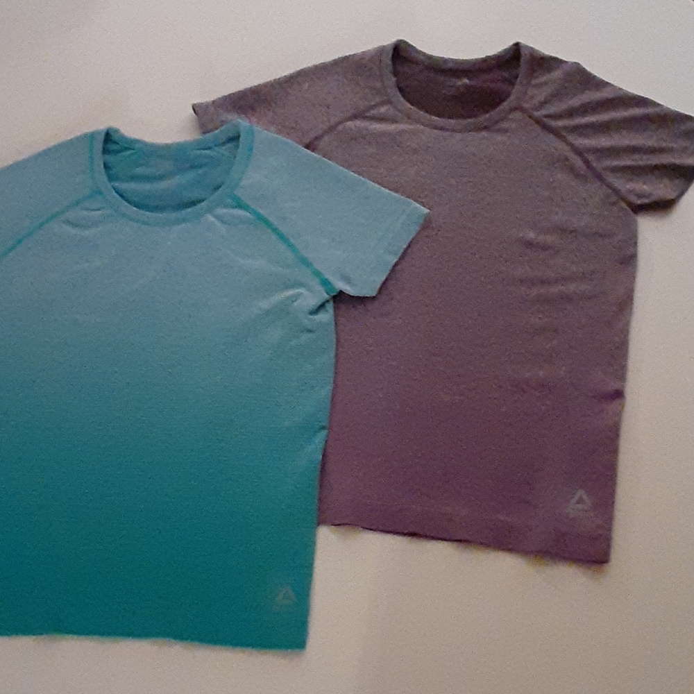 Two athletic tee shirts